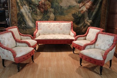 salon napoléon III capitonné