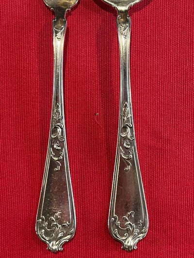 Cutlery set - silver - E.Compere - 48 pcs - France - 19th century