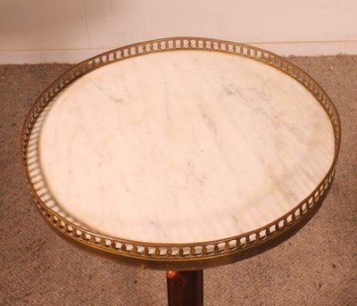 Tripod Table In Mahogany With Mechanism - 19th Century