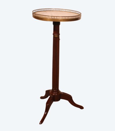 Tripod Table In Mahogany With Mechanism - 19th Century