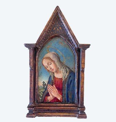 Vierge en Prière - École Florentine, 16e Siècle, Cercle de Fra Filippo Lippi