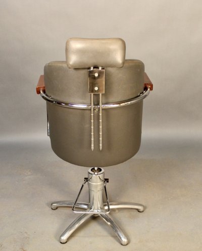 Vintage barber chair from the mid-20th century