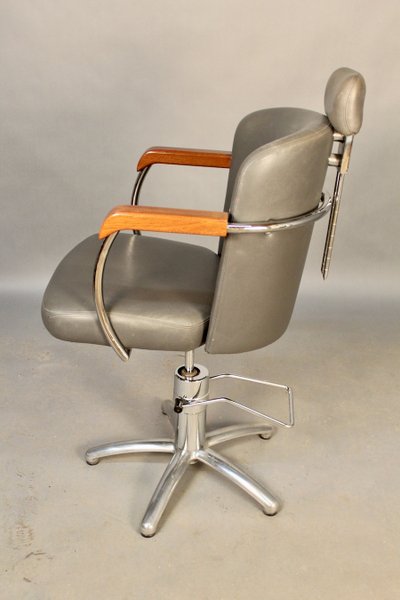 Vintage barber chair from the mid-20th century