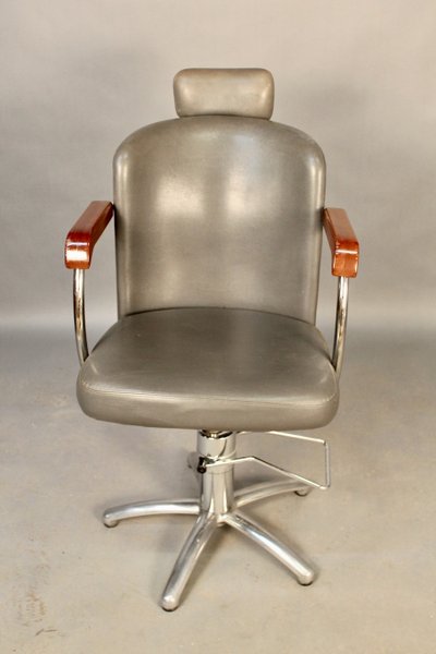 Vintage barber chair from the mid-20th century