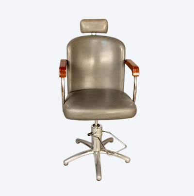 Vintage barber chair from the mid-20th century