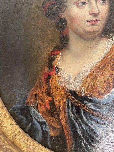 Presumed portrait of Madame de Montespan from the Regency period