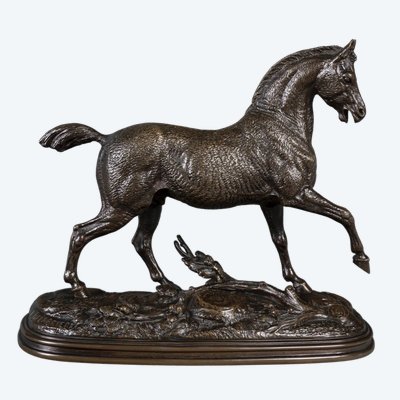 Scultura - Stallone, Paul - Édouard Delabrièrre (1829-1912) - Bronzo
