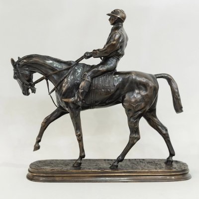 Scultura - Fantino a cavallo n. 2, Pierre - Jules Mêne (1810-1879) - Bronzo