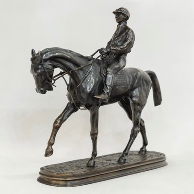 Scultura - Fantino a cavallo n. 2, Pierre - Jules Mêne (1810-1879) - Bronzo