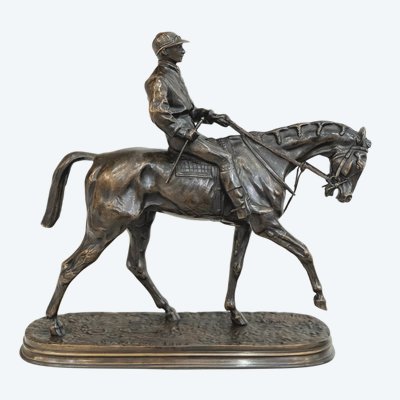 Scultura - Fantino a cavallo n. 2, Pierre - Jules Mêne (1810-1879) - Bronzo