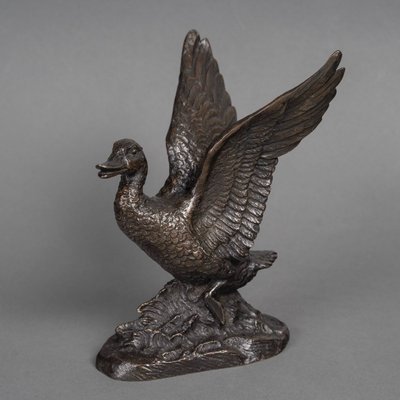 Sculpture - The Flight Of The Duck , Irénée Félix René Rochard (1906-1984)