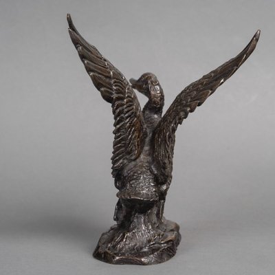 Sculpture - The Flight Of The Duck , Irénée Félix René Rochard (1906-1984)