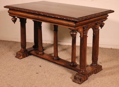 table d'époque renaissance en noyer- 16° siècle
