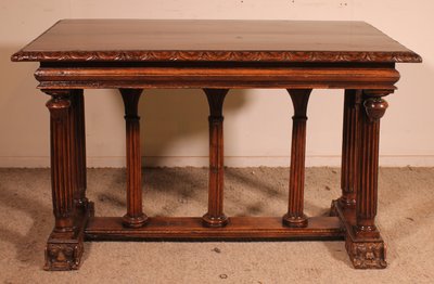 table d'époque renaissance en noyer- 16° siècle