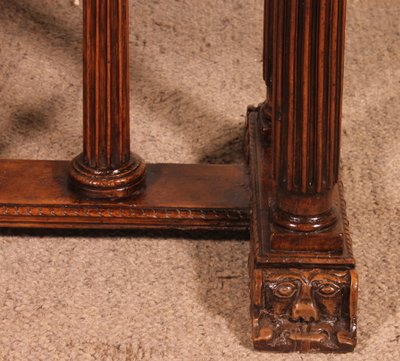 table d'époque renaissance en noyer- 16° siècle