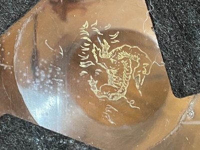 Vaso in vetro satinato Art Nouveau con decorazione a iris, periodo Art Nouveau