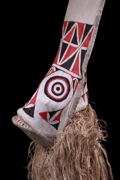 Masque Baining, art tribal, arts premiers, art océanien, Océanie, costume de danse, 187 cm