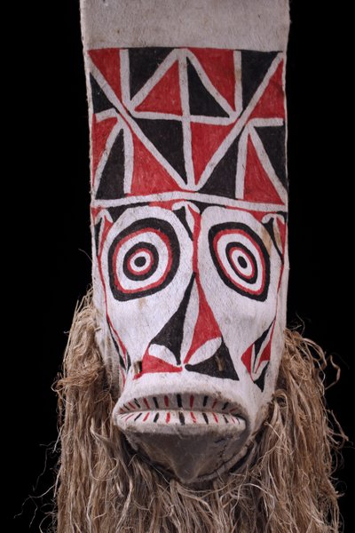 Masque Baining, art tribal, arts premiers, art océanien, Océanie, costume de danse, 187 cm