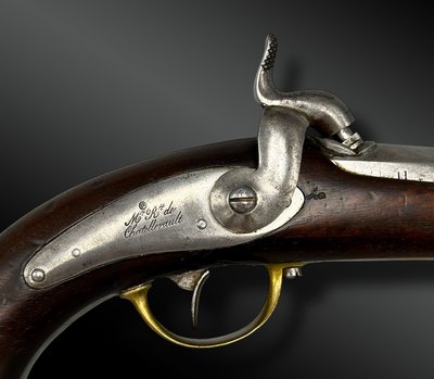 Pistola navale, modello 1837, primo tipo - Francia - XIX secolo
