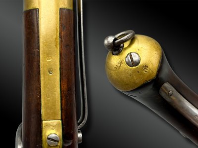 Pistola navale, modello 1837, primo tipo - Francia - XIX secolo
