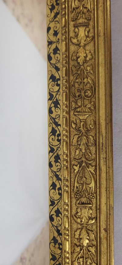 Specchio in legno dorato del XIX secolo della Maison Goupil & Cie