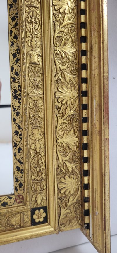 Specchio in legno dorato del XIX secolo della Maison Goupil & Cie
