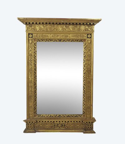 Specchio in legno dorato del XIX secolo della Maison Goupil & Cie