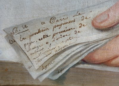 Donatien Nonnotte (attributed to): portrait of a gentleman from the Louis XV period, oil on canvas