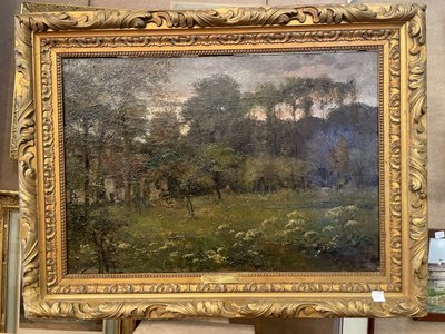Forest landscape by Ferdinand TROUPEAU