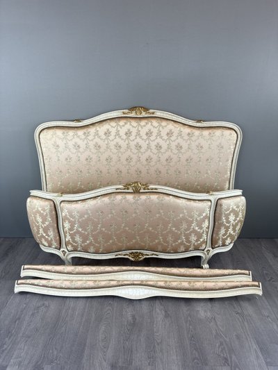 Letto in legno, inizio XX secolo