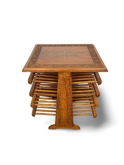 Porte-revues en bois dans le style d'Edward J. Wormley, Circa 1950