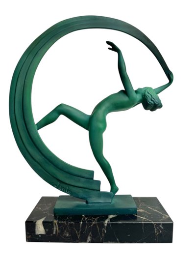 Janle - Max Le Verrier - Scultura Art Déco Baccanale