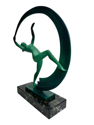 Janle - Max Le Verrier - Scultura Art Déco Baccanale