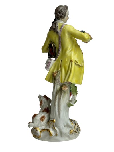 Meissen - Gruppo in porcellana di pastori con cani