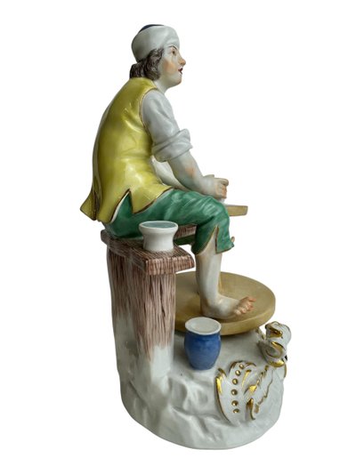 Meissen. Porcelain figure Potter from the series of artisans