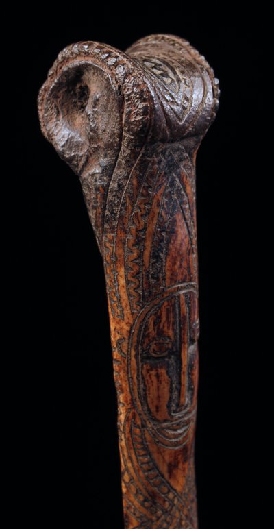 Bone dagger, tribal art, Oceanic art, Oceania, weapon, Papua New Guinea, Pacific, 38 cm