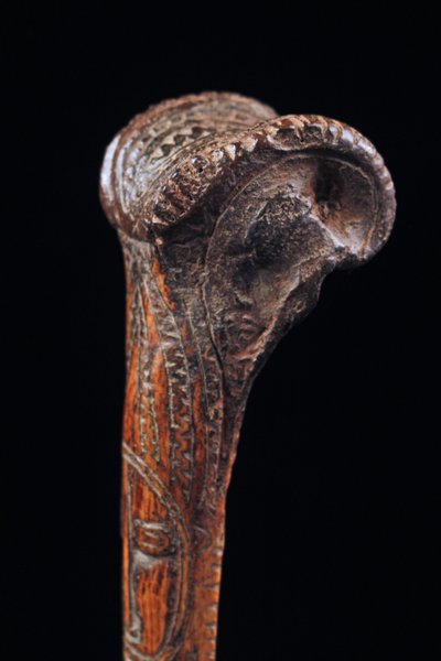 Bone dagger, tribal art, Oceanic art, Oceania, weapon, Papua New Guinea, Pacific, 38 cm