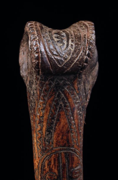 Bone dagger, tribal art, Oceanic art, Oceania, weapon, Papua New Guinea, Pacific, 38 cm