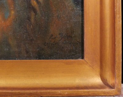 German School, early 20th century Portrait of a man, fisherman from Lofoten, Norway, 1917, signed
