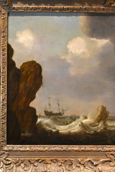 Vue marine avec navires, Julius Porcellis (Rotterdam 1610 – 1645 Leyde)