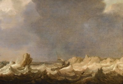 Vue marine avec navires, Julius Porcellis (Rotterdam 1610 – 1645 Leyde)