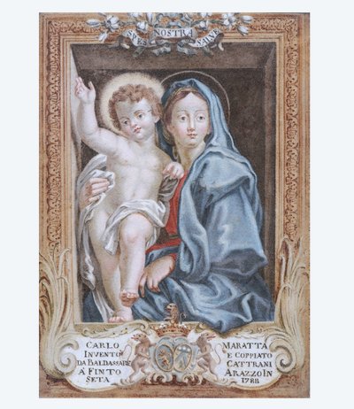 Baldassare Cattrani, After Carlo Maratta, Virgin And Child