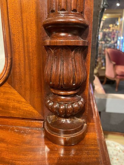 Two Charles X Period Mahogany Bodies Forming a Display Case