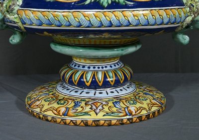 Nevers Earthenware Planter Signed – Late 19th Century