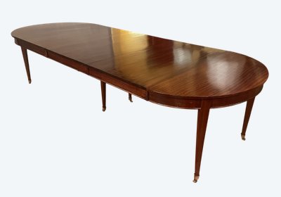 Louis XVI Mahogany Dining Table - 19th Century