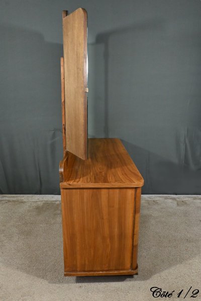 Coiffeuse en Ronce de Noyer, Art Déco - 1930