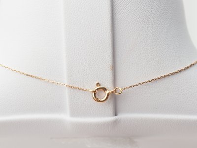 Collier pendentif en or rose et saphir 