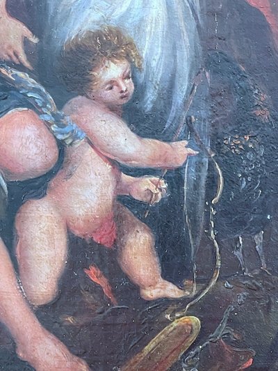 Scuola francese del XVII secolo - Il giudizio di Paride