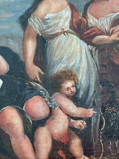 Scuola francese del XVII secolo - Il giudizio di Paride