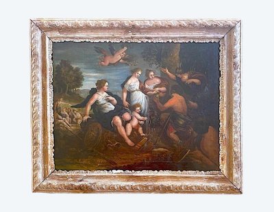 Scuola francese del XVII secolo - Il giudizio di Paride